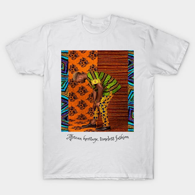 African heritage, timeless fashion, African tribal fashion T-Shirt by Carmen's